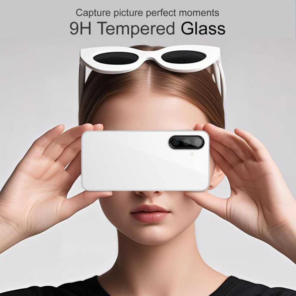 Techsuit hátlapi kamera védőfólia Samsung Galaxy A17 4G / A17 5G készülékhez, edzett üveg, fekete