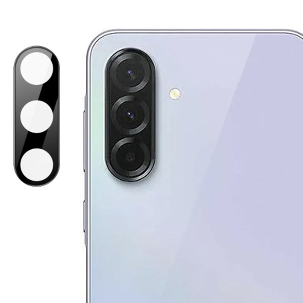 Techsuit hátlapi kamera védőfólia Samsung Galaxy A36 A366-hoz, edzett üveg, fekete