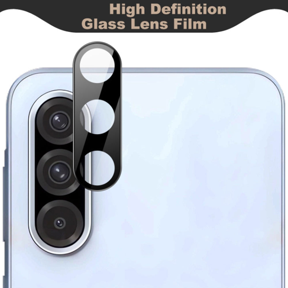 Techsuit hátlapi kamera védőfólia Samsung Galaxy A36 A366-hoz, edzett üveg, fekete