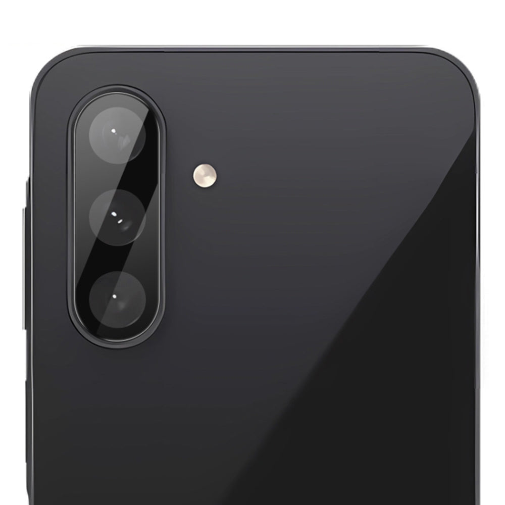Techsuit hátsó kamera védőfólia Samsung Galaxy A57 5G-hez, Edzett üveg, Fekete