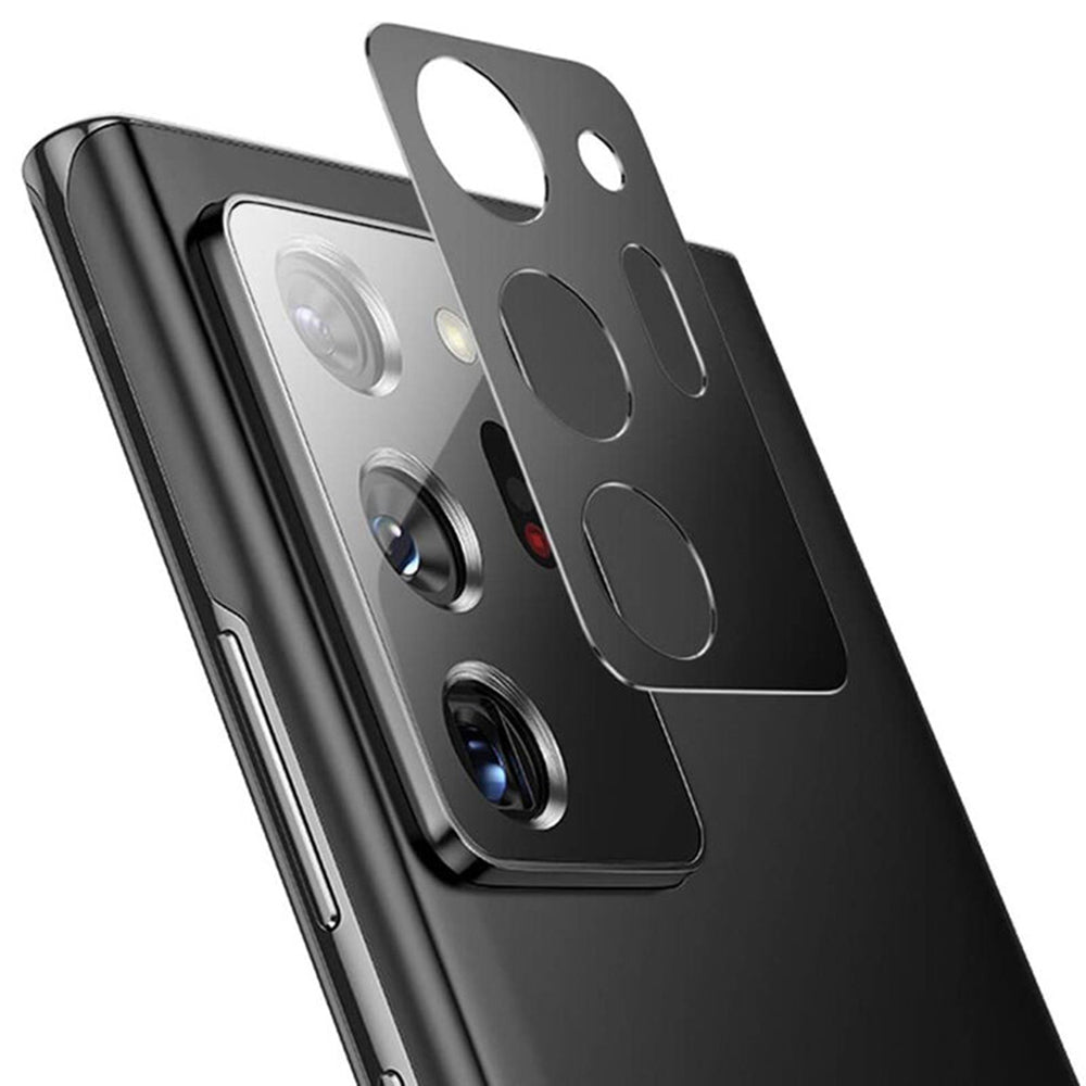 Techsuit hátlapi kameravédő fólia Samsung Galaxy Note 20 Ultra 5G N986 / Note 20 Ultra N985 készülékhez, edzett üveg, fekete