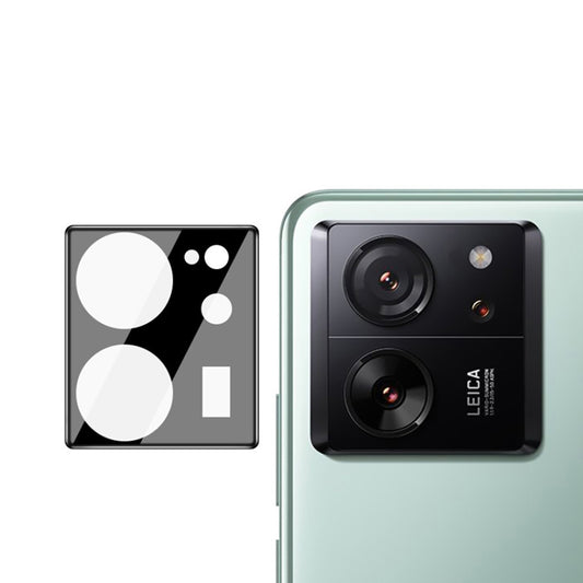 Techsuit hátlapi kamera védőfólia Xiaomi 13T Pro / 13T készülékhez, edzett üveg, fekete