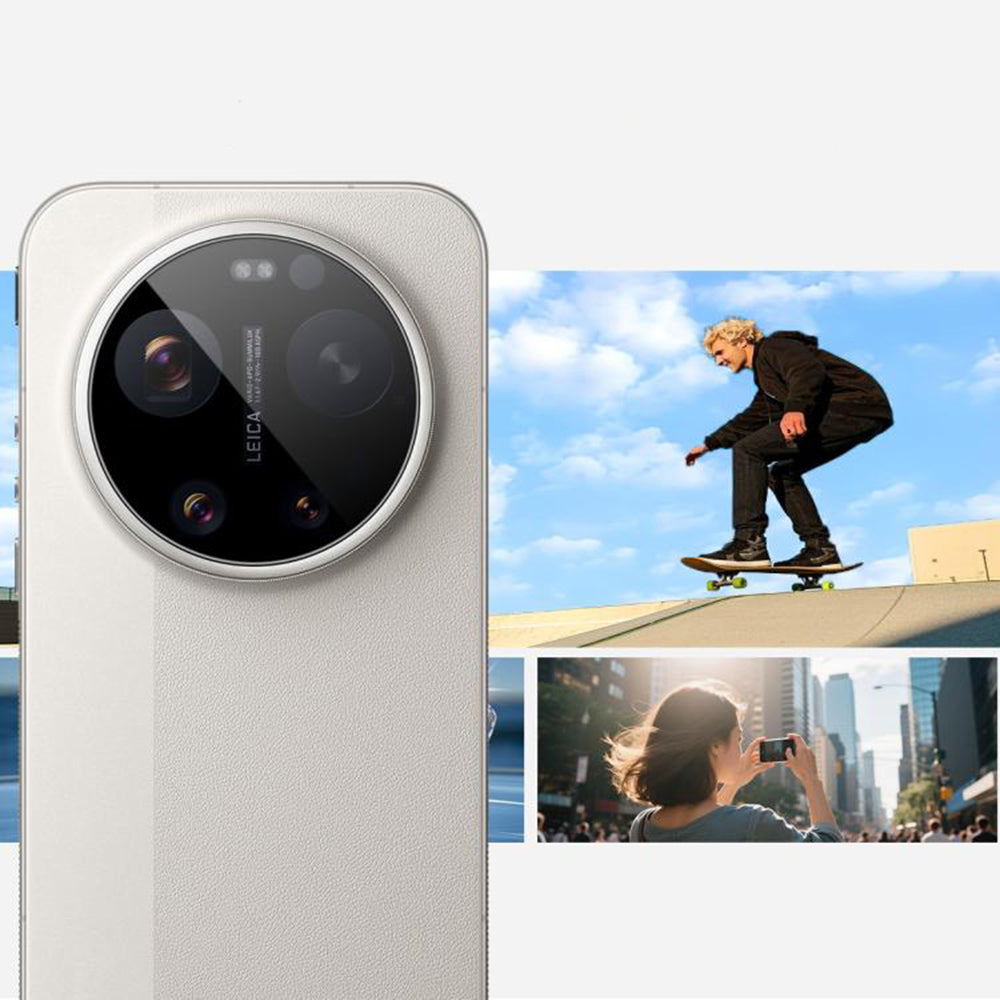 Techsuit hátsó kamera védőfólia Xiaomi 17 Ultra-hoz, Edzett üveg, Fekete