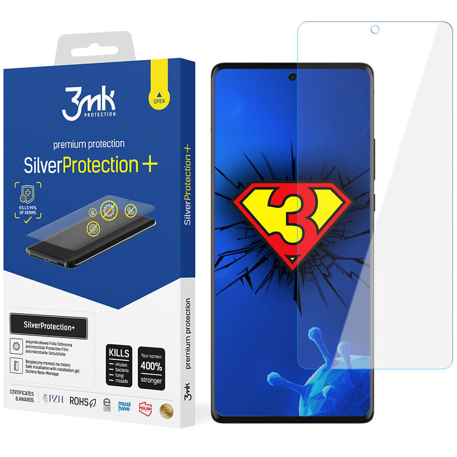 Védőfólia 3MK Silver Protect+ Motorola Edge 30 Ultra készülékhez, Műanyag