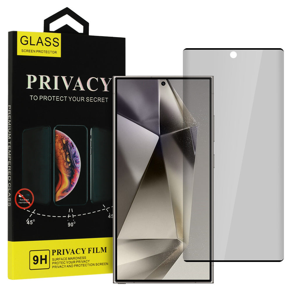 Képernyővédő OEM adatvédelmi üveg Samsung Galaxy S24 Ultra S928, védett üveg, Edge Glue