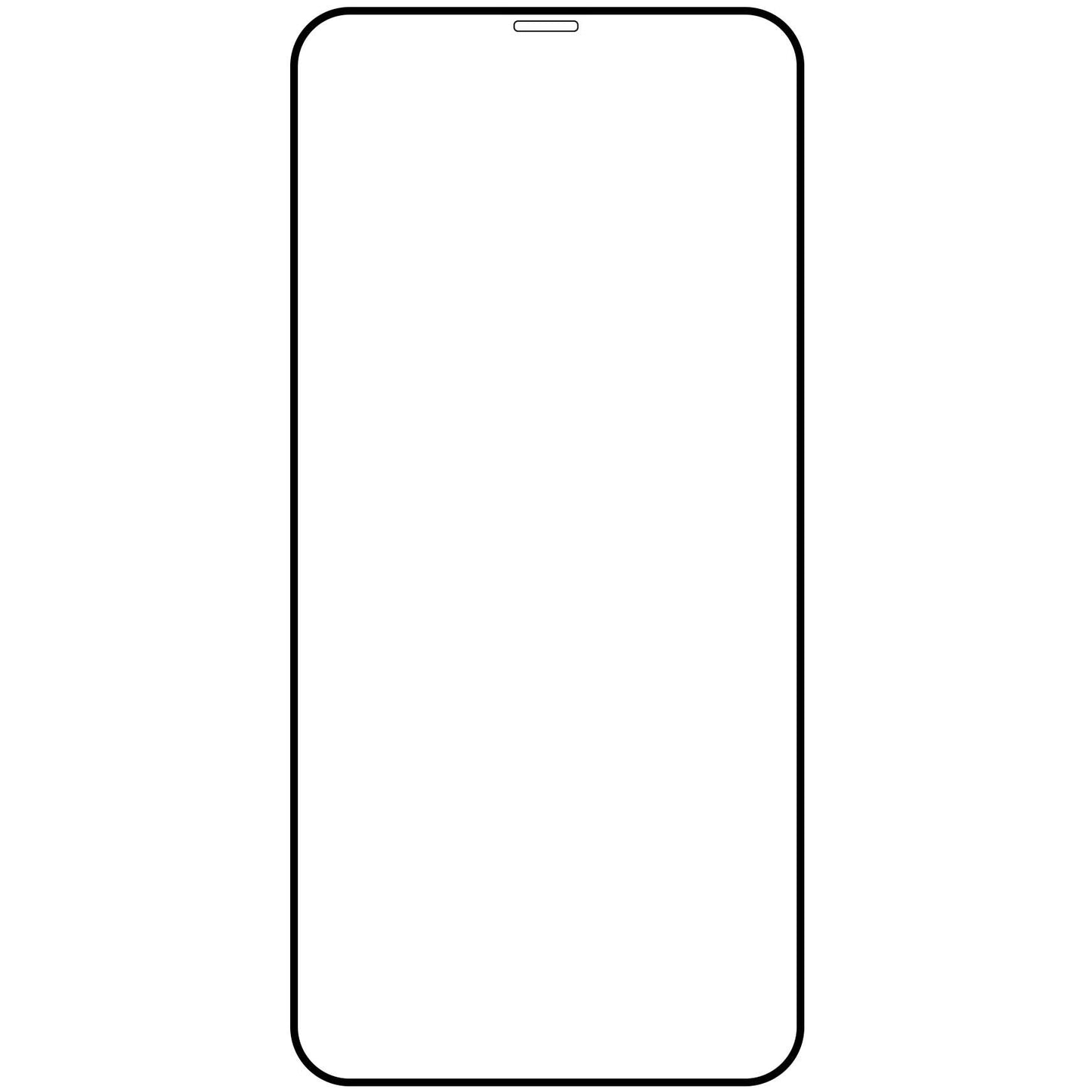 Veason PRO védőtok Apple iPhone 12 Pro Max készülékhez, üveg védett, teljes ragasztás, 6D, Fekete