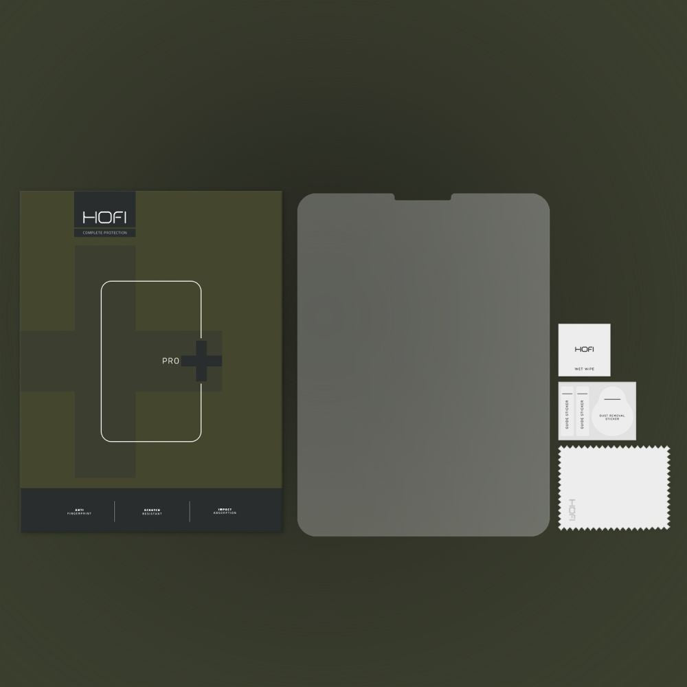 HOFI PRO+ védőfólia Apple iPad Pro 11 (2022) / Pro 11 (2021) / Pro 11 (2020) készülékekhez, Edzett üveg, Teljes ragasztás HOFI102