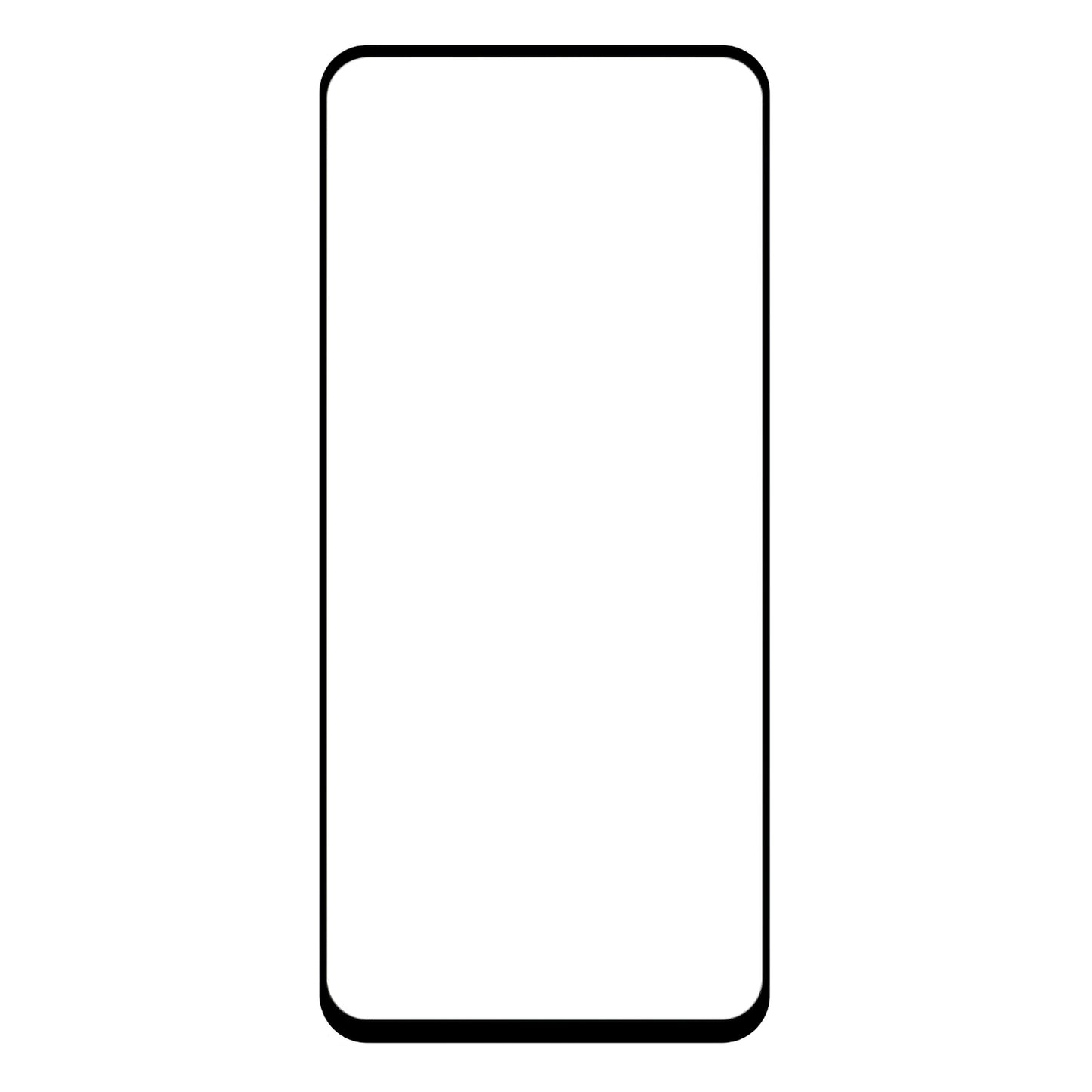 Blue Shield Screen Protector for Motorola Moto G35, Tempered Glass, Full Glue, Case Friendly, Black