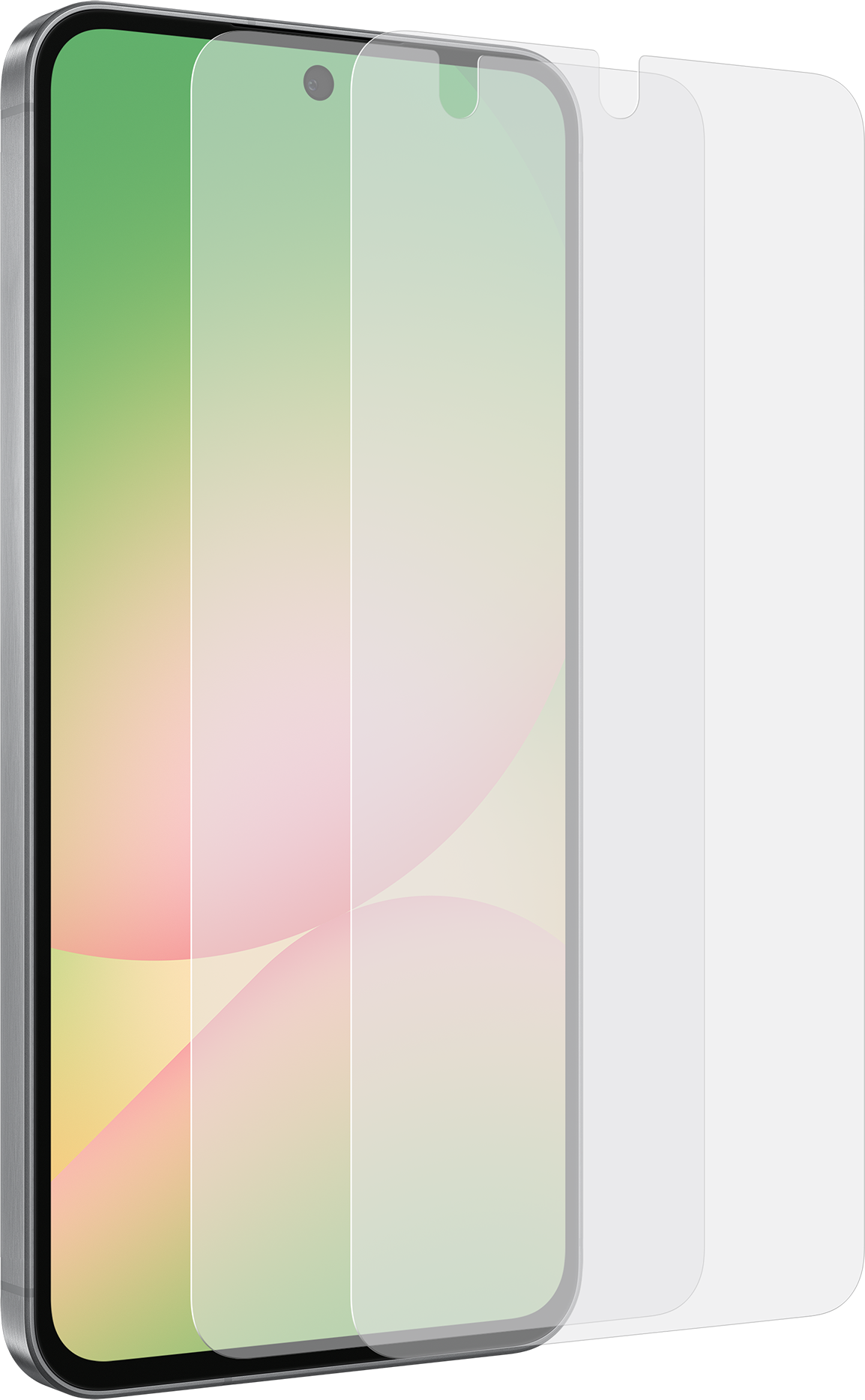 Képernyővédő fólia Samsung Galaxy A56 A566-hoz, műanyag, 2 darabos készlet EF-UA566CTEGWW