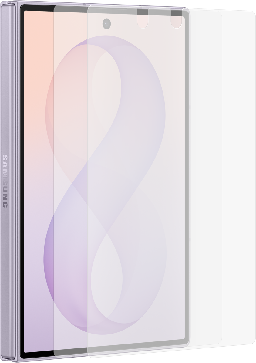 Külső képernyővédő fólia tükröződésmentes Samsung Galaxy Z Fold8 F971-hez, műanyag, 2 darabos készlet EF-UF971CTEGWW