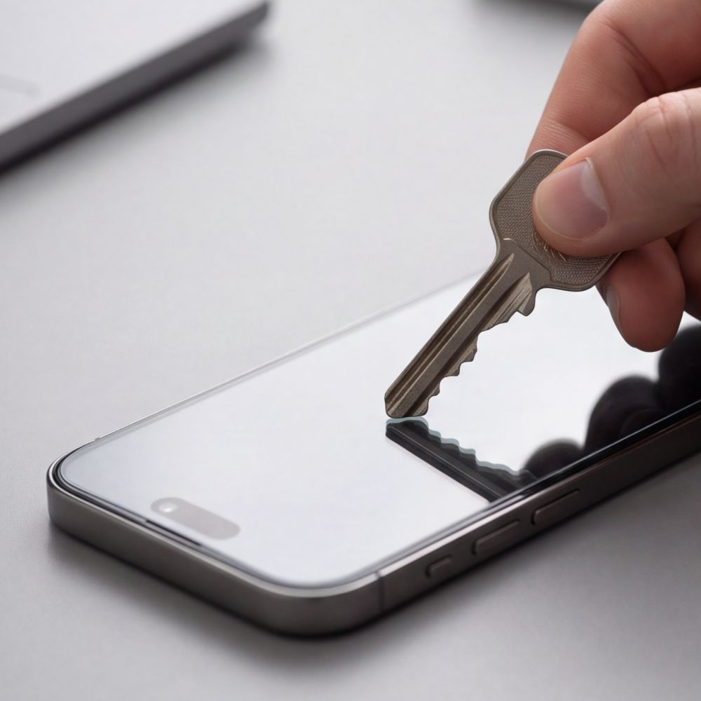Privacy Tech-Protect OneTouch képernyővédő fólia Apple iPhone 18 Pro Max készülékhez, edzett üveg, teljes ragasztó, 2 darabos készlet