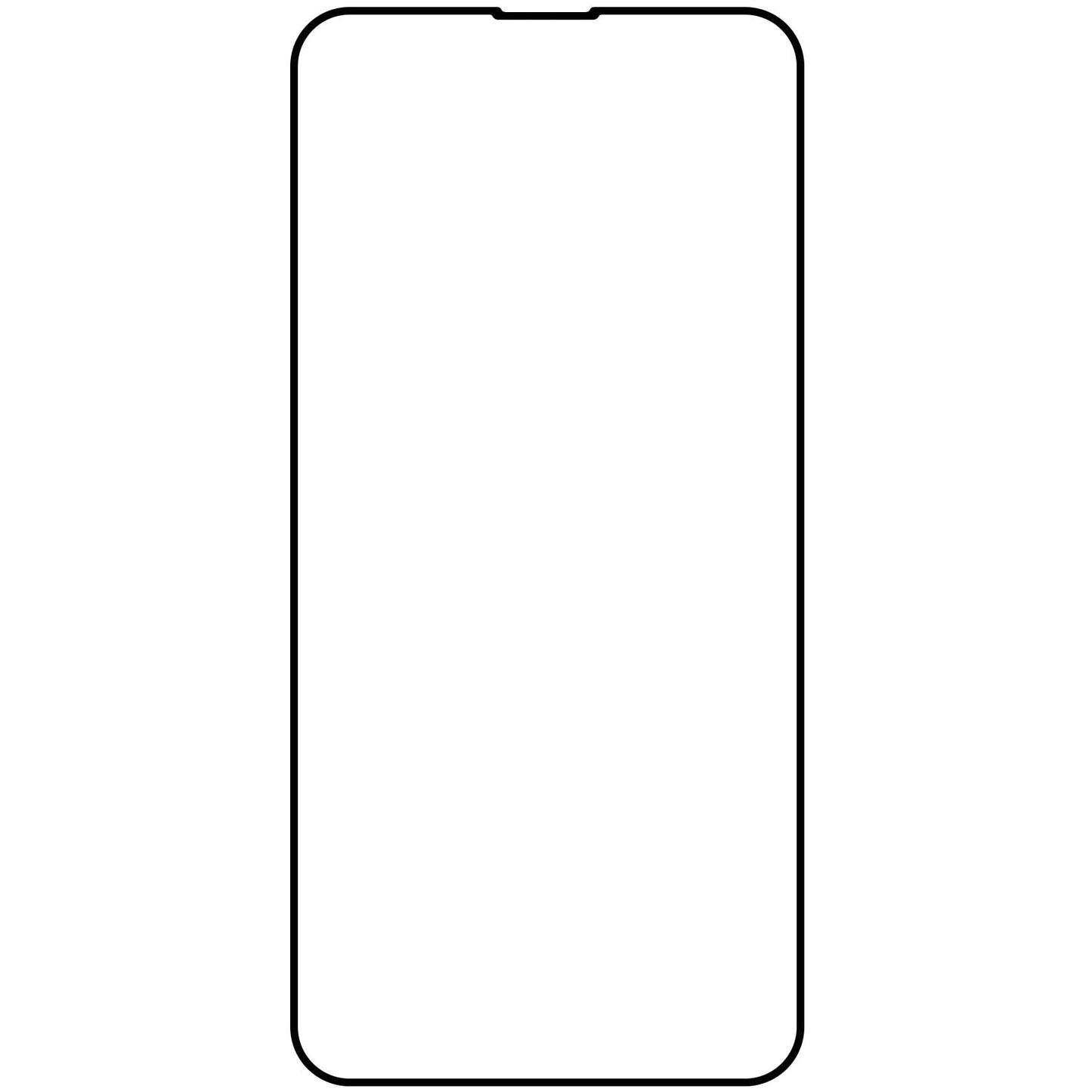 Veason PRO védőfólia Apple iPhone 17e / 16e / 14 / 13 Pro készülékekhez, Edzett üveg, Teljes ragasztás, 6D, Fekete