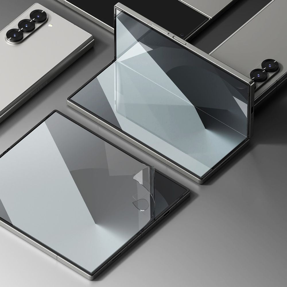 Ringke Dual Easy belső képernyővédő fólia Samsung Galaxy Z Fold6 F956-hez, Műanyag, 2 darabos készlet