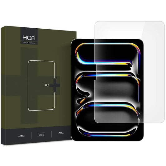 Képernyővédő HOFI Glass PRO+ Apple iPad Pro 11 (2024) készülékhez, védőüveg, teljes ragasztás, 2.5D