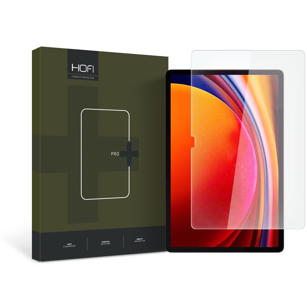 HOFI Glass PRO+ képernyővédő fólia Samsung Galaxy Tab S10+ / Tab S9+ / Tab S8+ / Tab S7 FE / Tab S7+ készülékekhez, edzett üveg, teljes ragasztóval