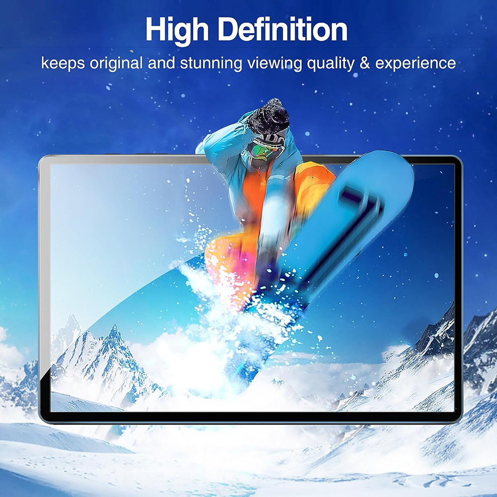 Lito Classic képernyővédő fólia Samsung Galaxy Tab S9 FE / Tab S9 készülékhez, edzett üveg, teljes ragasztó, 2.5D