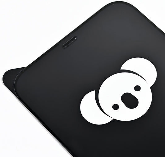 Bear HD Screen Protector for Apple iPhone 17 Pro, Tempered Glass, Full Glue, Black