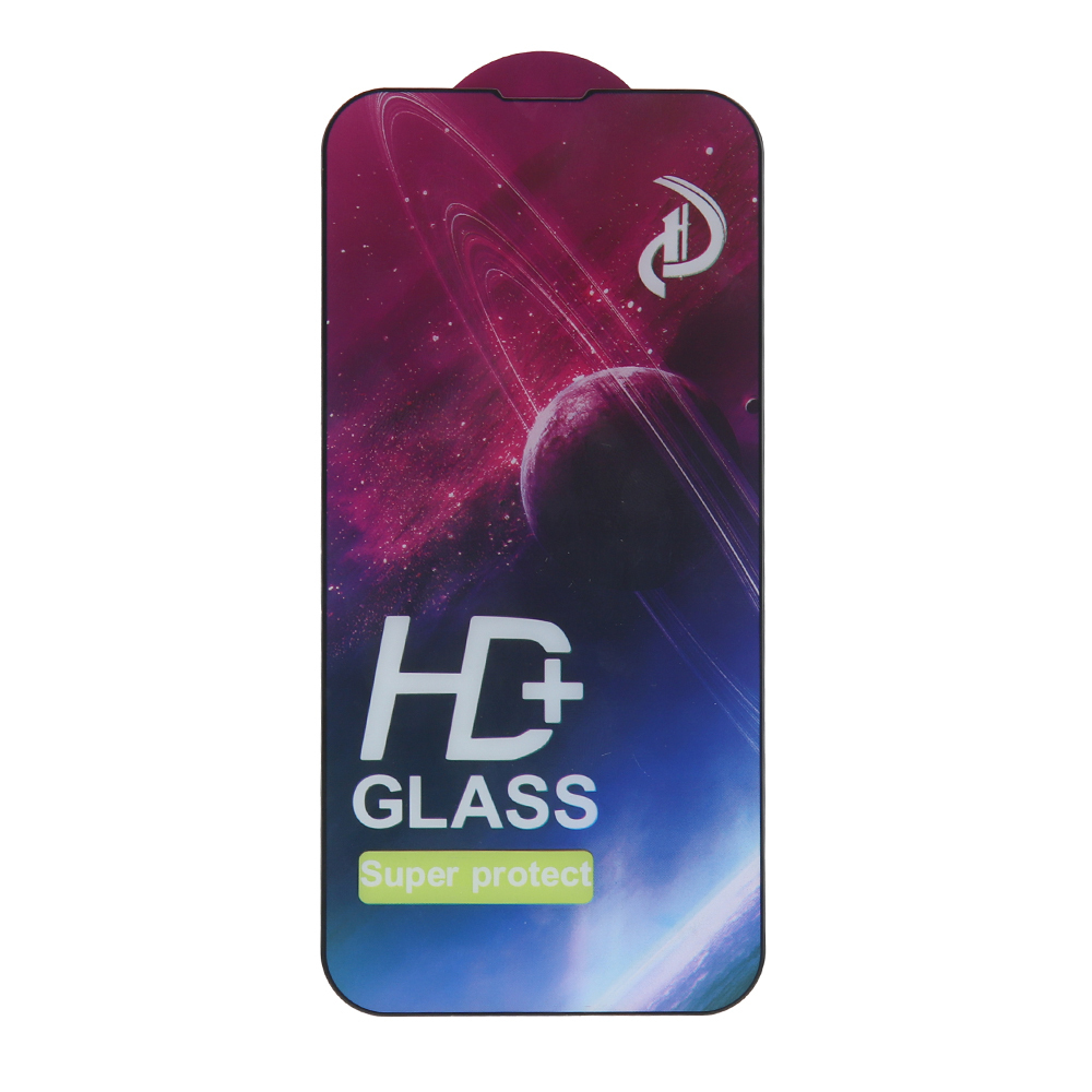 OEM képernyővédő fólia Apple iPhone 18 Pro Max / 17 Pro Max készülékhez, edzett üveg, teljes ragasztó, 10 darabos készlet, 9D, fekete