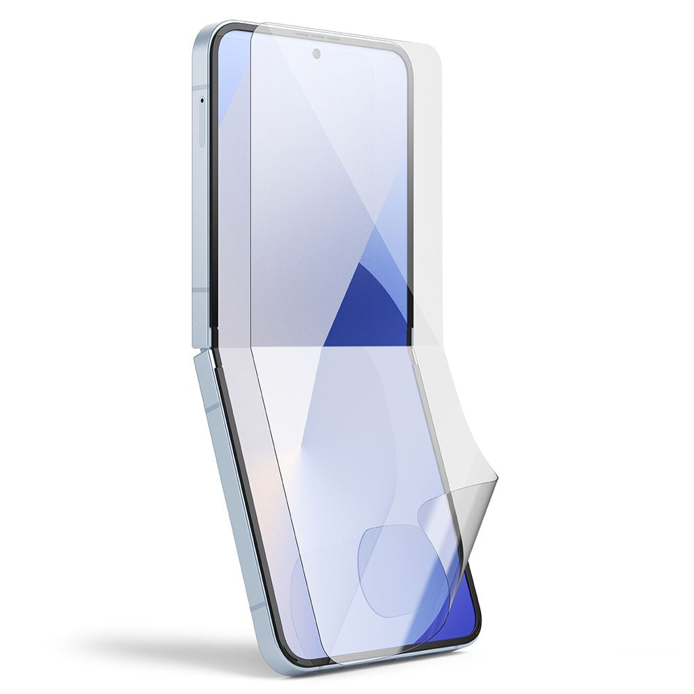 Belső képernyővédő fólia Ringke Dual Easy a Samsung Galaxy Z Flip6 F741-hez, Műanyag, 2 darabos készlet