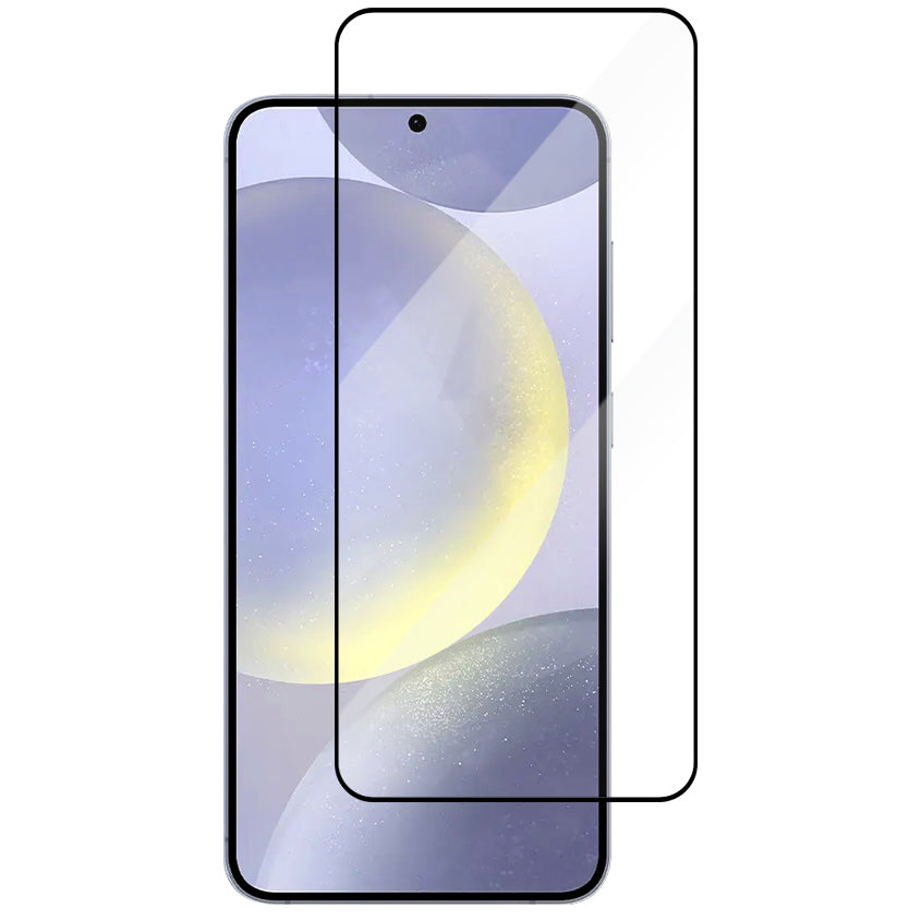 Vmax képernyővédő fólia Samsung Galaxy S24+ S926-hoz, Edzett üveg, Teljes ragasztás, 9D, Fekete