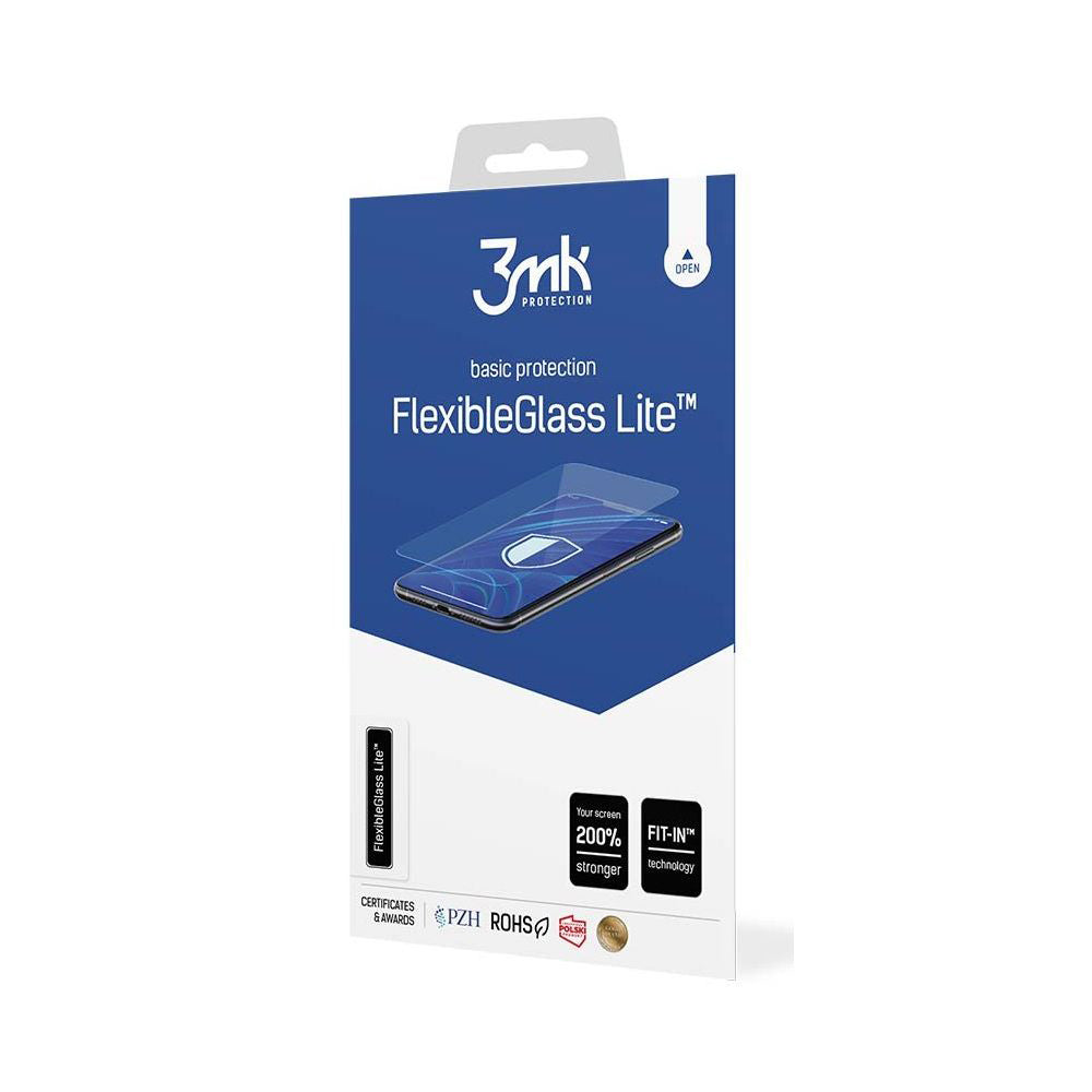 3MK FlexibleGlass Lite képernyővédő fólia Realme Note 70T-hez, Rugalmas Üveg, Teljes Ragasztás