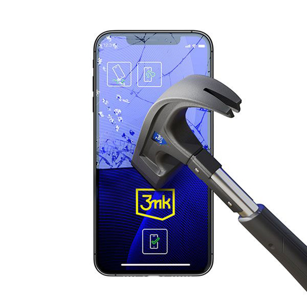 3MK FlexibleGlass képernyővédő fólia Apple iPhone 13-hoz, rugalmas üveg, teljes ragasztóval
