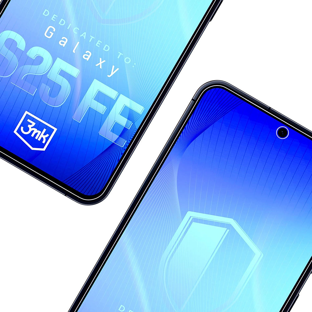 Védőfólia 3MK FlexibleGlass Samsung Galaxy S25 FE készülékhez, Rugalmas Üveg, Teljes Ragasztás