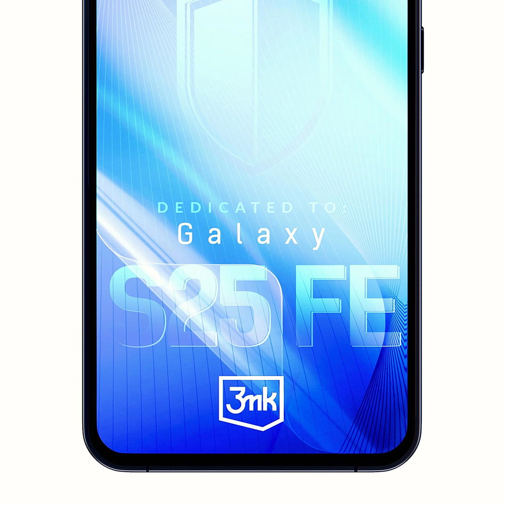 Védőfólia 3MK FlexibleGlass Samsung Galaxy S25 FE készülékhez, Rugalmas Üveg, Teljes Ragasztás