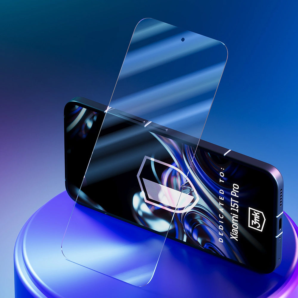 3MK FlexibleGlass védőfólia Xiaomi 15T Pro készülékhez, Rugalmas Üveg, Teljes Ragasztás