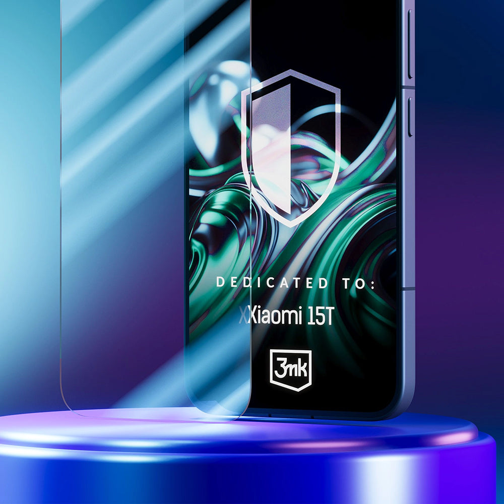 Védőfólia 3MK FlexibleGlass Xiaomi 15T készülékhez, Rugalmas Üveg, Teljes Ragasztás