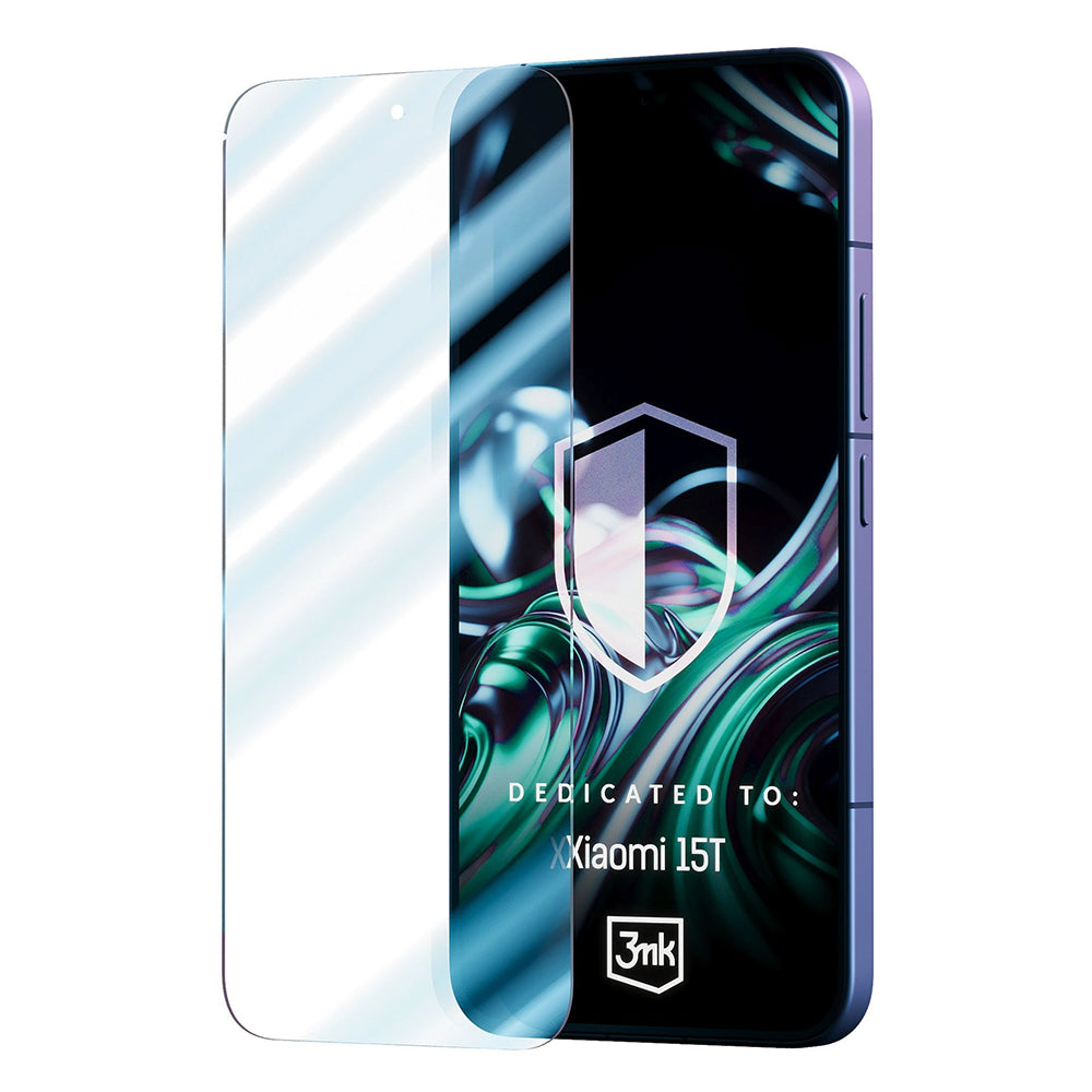 Védőfólia 3MK FlexibleGlass Xiaomi 15T készülékhez, Rugalmas Üveg, Teljes Ragasztás