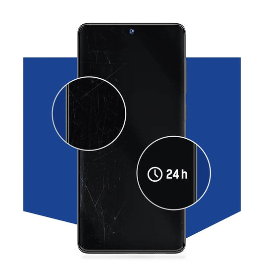 3MK HardGlass képernyővédő fólia Honor 400 Smart 4G / 400 Smart 5G készülékhez, biztonsági üveg, teljes ragasztóval