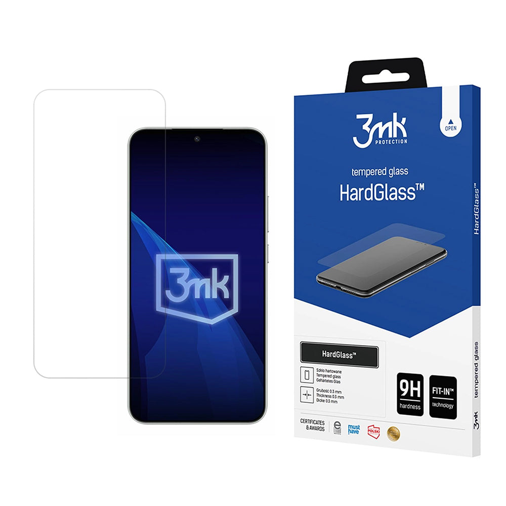 Védőfólia 3MK HardGlass OnePlus 15 készülékhez, Edzett Üveg, Teljes Ragasztás