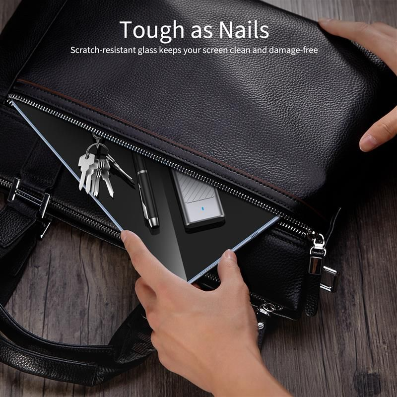 Tech-Protect FIT+ védőfólia Samsung Galaxy Tab S10 FE+ készülékhez, Edzett üveg, Teljes ragasztás, 2 darabos készlet, 2.5D