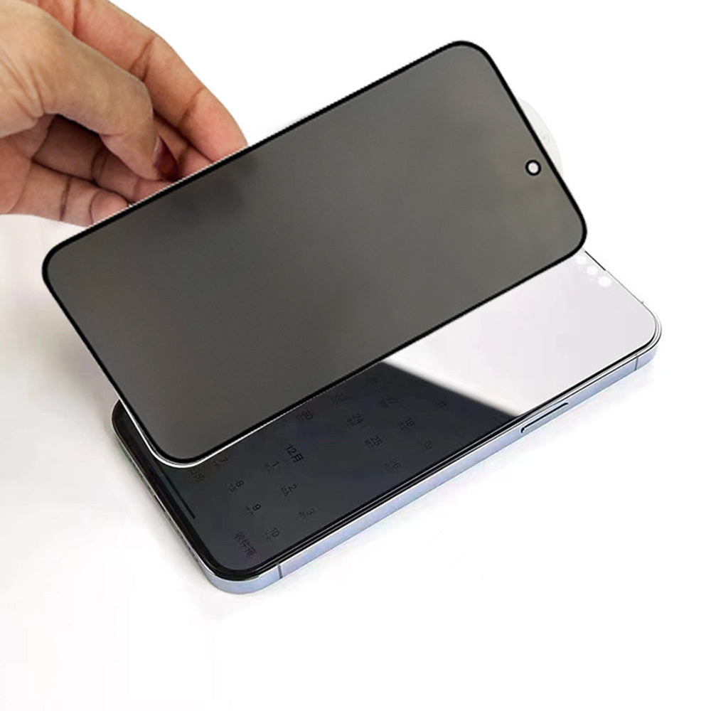 OEM Shield Screen Privacy képernyővédő fólia Samsung Galaxy S25 S931-hez, edzett üveg, teljes ragasztóval