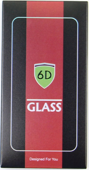 OEM képernyővédő fólia Apple iPhone 17e / 16e / 14 / 13 Pro készülékekhez, edzett üveg, teljes ragasztó, 10 darabos készlet, 6D, fekete