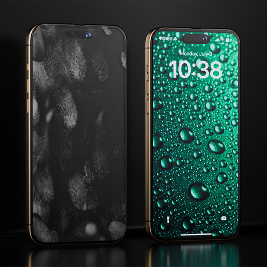Anank 3X megerősített láthatatlan képernyővédő fólia Apple iPhone 16 Pro Max készülékhez, edzett üveg, teljes ragasztó, 3D, fekete