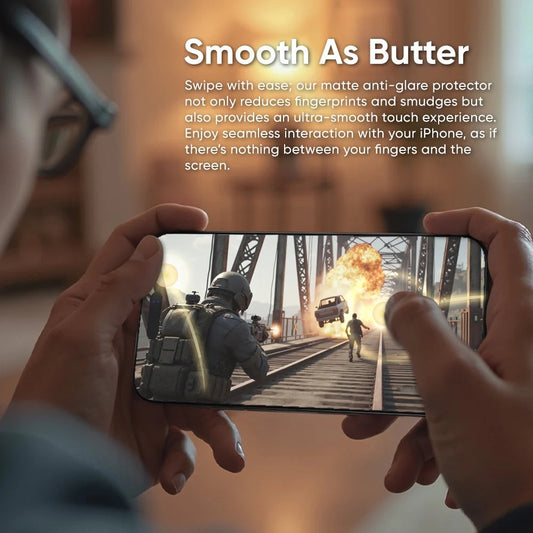 Anank 5X megerősített láthatatlan védőfólia Apple iPhone 17-hez, Edzett üveg, Teljes ragasztás, 3D, Fekete