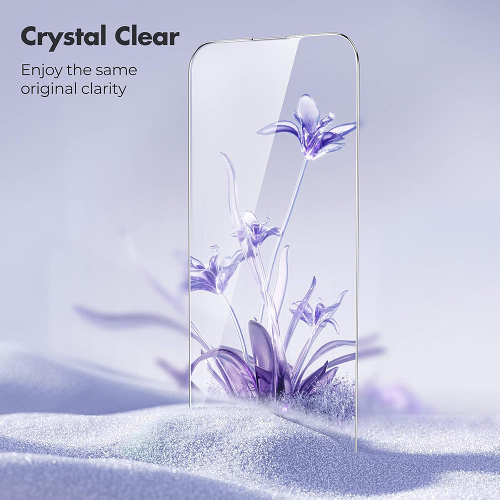 Anank képernyővédő fólia Apple iPhone 15 Pro-hoz, edzett üveg, teljes ragasztó, 3D, 10 darabos készlet