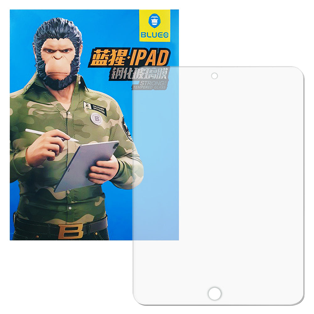 Blueo HD védőfólia Apple iPad 10.2 (2021) / 10.2 (2020) / 10.2 (2019) készülékekhez, Edzett üveg, Teljes ragasztás