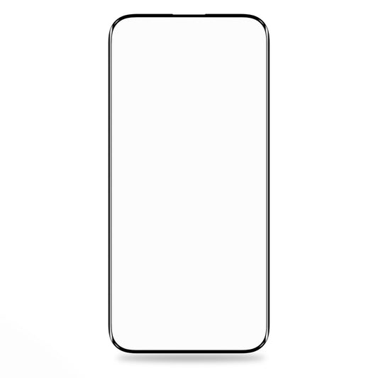 Blueo Silk HD képernyővédő fólia Apple iPhone 16 / 15 készülékhez, edzett üveg, teljes ragasztó, 5 darabos készlet, 2.5D, fekete