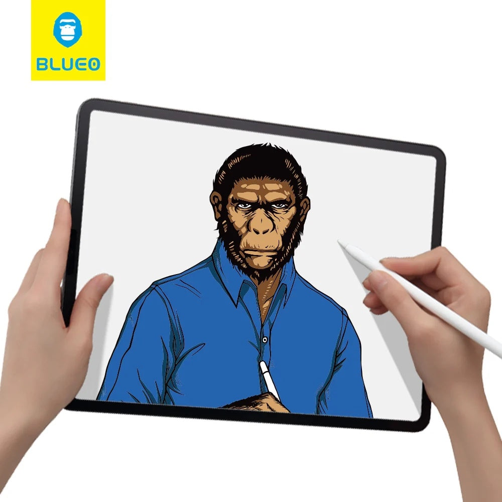 Blueo Special Writing védőfólia Apple iPad Pro 12.9 (2022) / Pro 12.9 (2021) / Pro 12.9 (2020) készülékekhez, műanyag