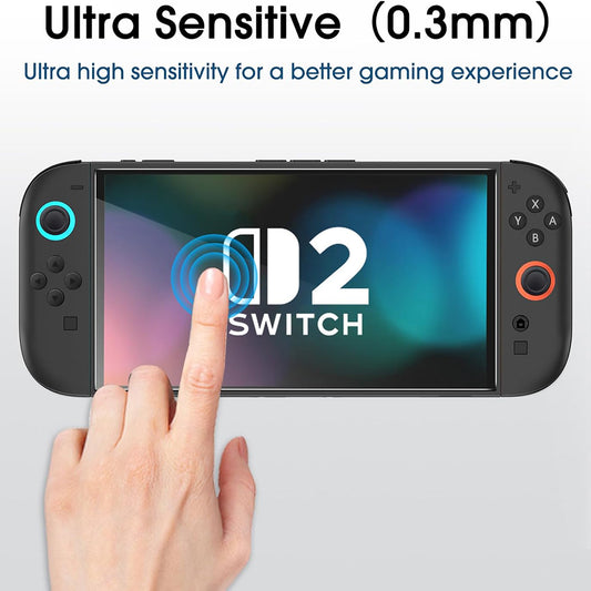 Techsuit SwitchAura képernyővédő fólia Nintendo Switch 2-höz, Edzett üveg, 2 darabos készlet