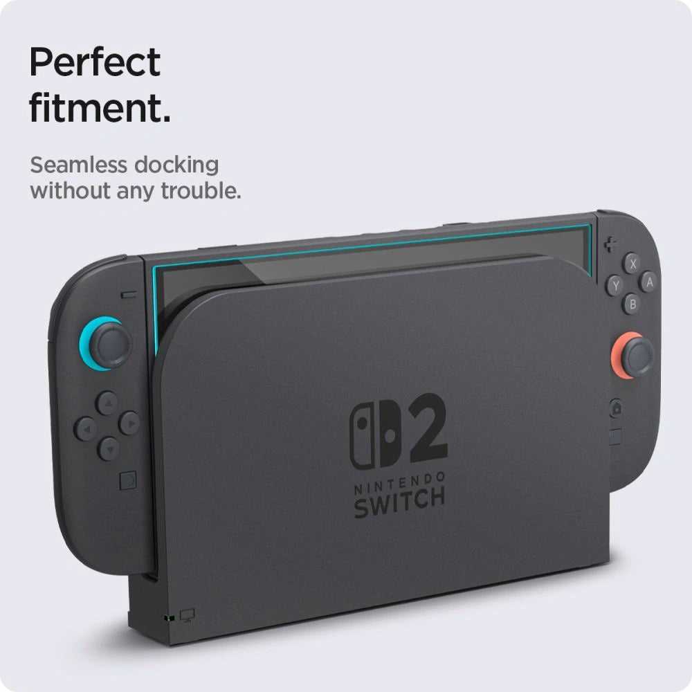 Techsuit SwitchAura képernyővédő fólia Nintendo Switch 2-höz, Edzett üveg, 2 darabos készlet