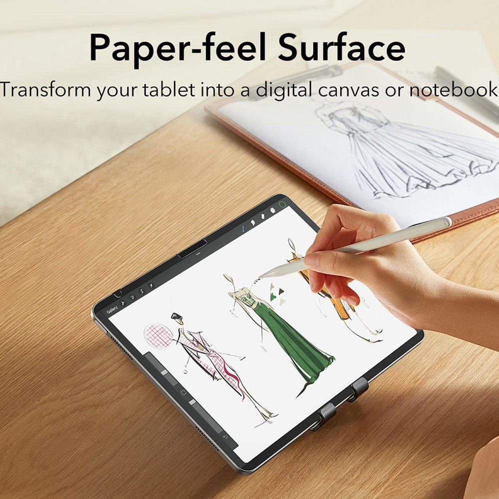 ESR Paper Feel Magnetic képernyővédő fólia Apple iPad-hez (2025) / (2022), Műanyag