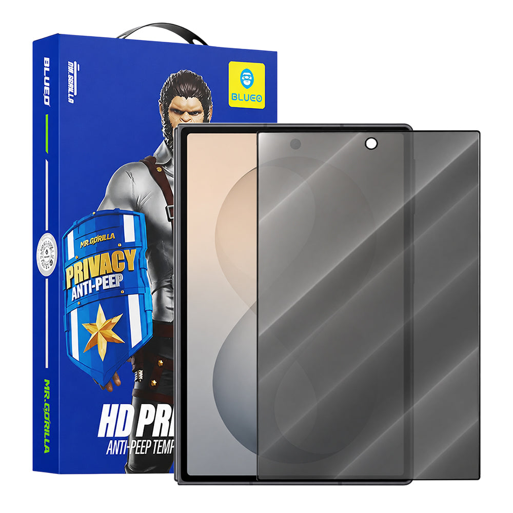 Blueo Külső Képernyővédő Fólia Privacy Anti-Peep Samsung Galaxy Z Fold8 F971-hez, Edzett Üveg, Teljes Ragasztóval