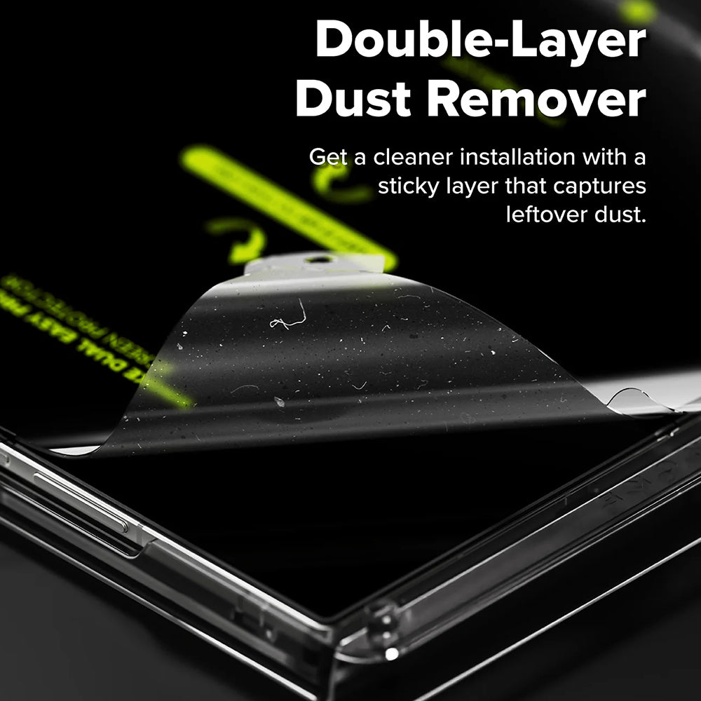 Ringke Dual Easy Pro belső képernyővédő fólia Samsung Galaxy Z Fold7 F966 készülékhez, műanyag, 2 darabos szett