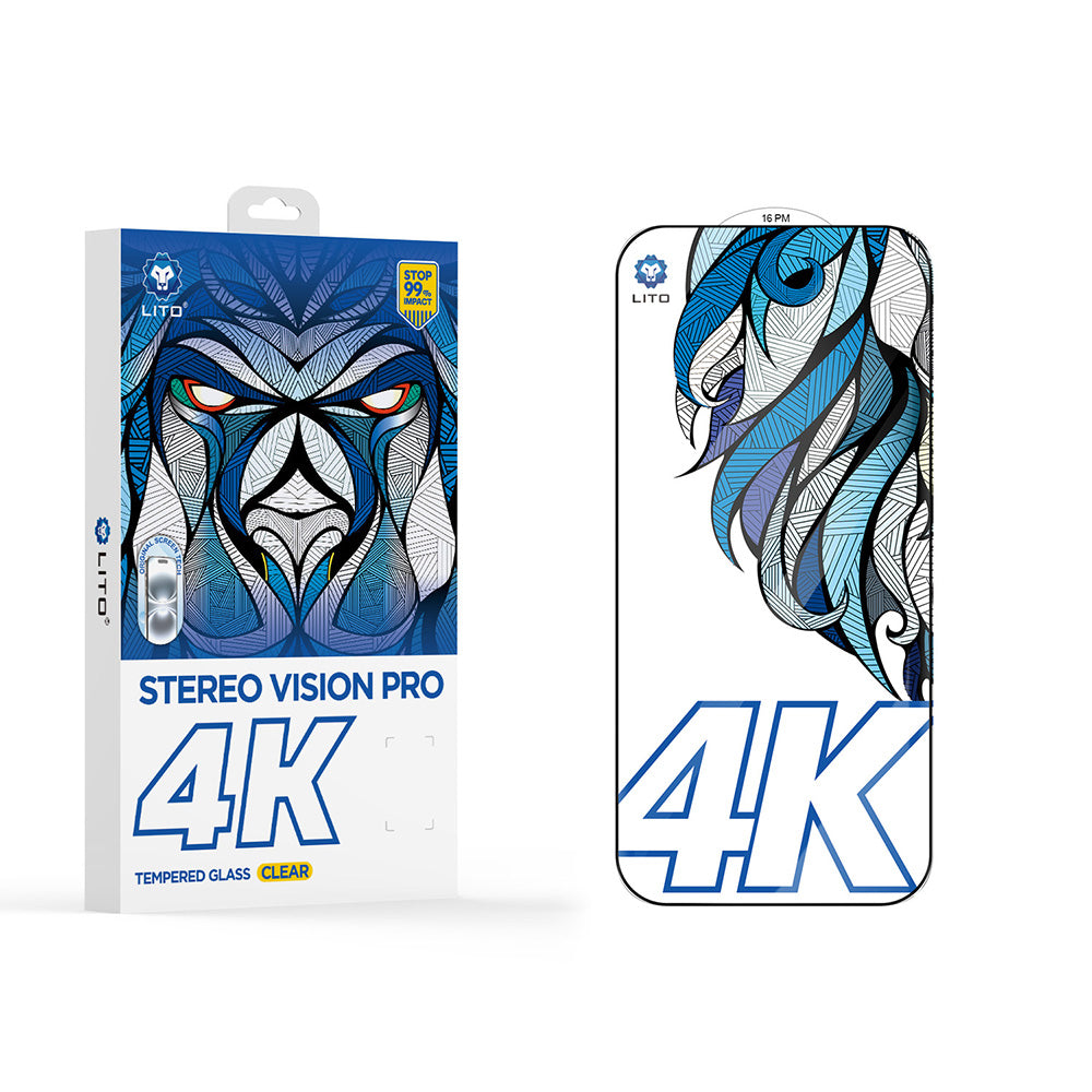 Védőfólia Lito D+ Max 4K Apple iPhone 17 Air készülékhez, Edzett Üveg, Teljes Ragasztás, Fekete