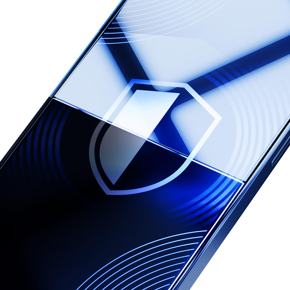 Matt Privacy 3MK HardGlass Max képernyővédő fólia Apple iPhone 17 Air-hez, Edzett üveg, Teljes ragasztás