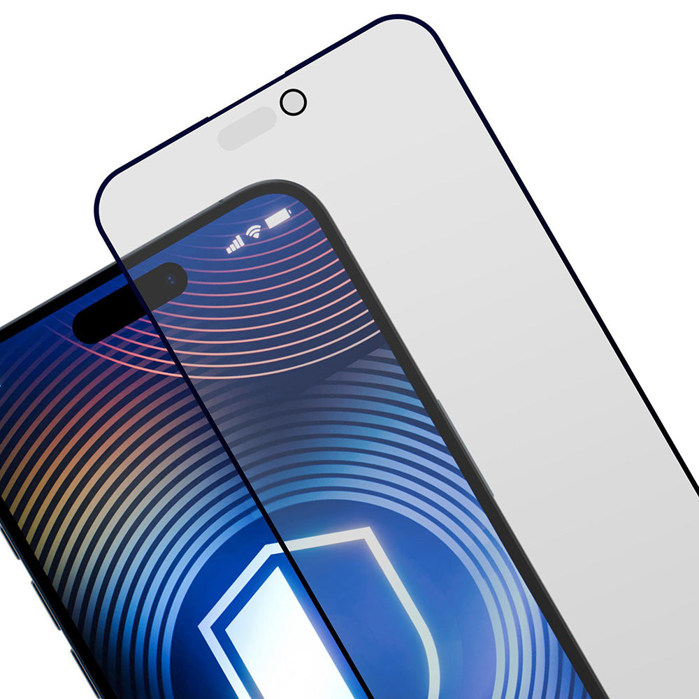 Matt Privacy 3MK HardGlass Max védőfólia Apple iPhone 17 Pro Max készülékhez, Edzett üveg, Teljes ragasztás